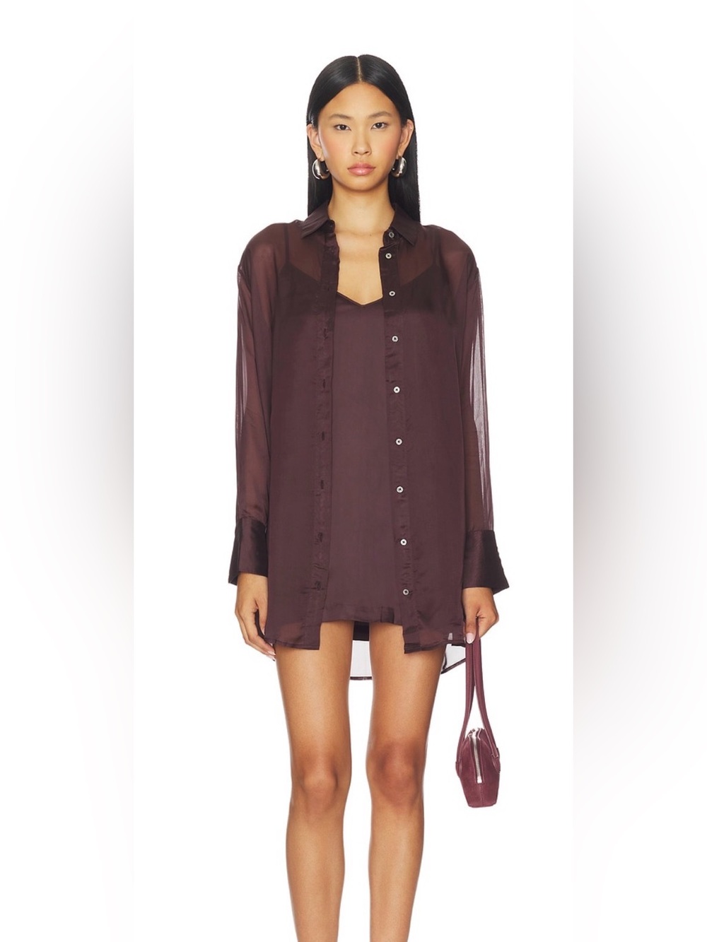 Amanda Uprichard x Revolve Maui Dress Set in Cocoa